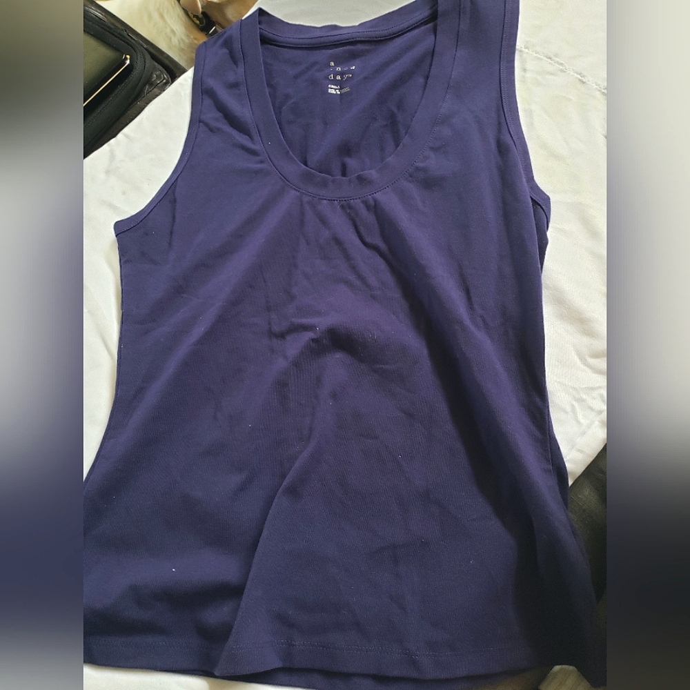 Women's Navy Blue Tank Top
